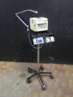 RESPIRONICS BIPAP S/T-D VENTILATOR ON ROLLING STAND