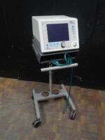 RESPIRONICS BIPAP VISION VENTILATOR ON ROLLING STAND