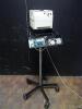 RESPIRONICS BIPAP S/T-D VENTILATOR ON ROLLING STAND