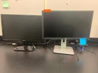 LOT OF 2 DELL AND ACER FLAT PANEL MONITORS