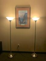 2 FLOOR LAMPS FOLLY THEATRE POSTER