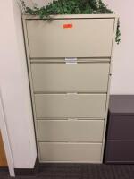 LOT OF 2 LATERAL FILE CABINETS