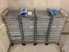 LOT OF 4 ROLLING STORAGE DRAWERS