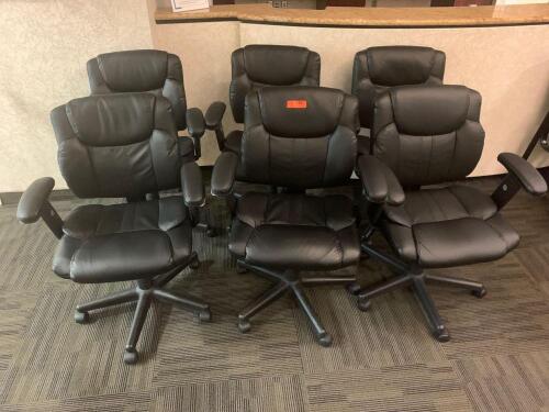 LOT OF 6 SWIVEL CHAIRS