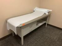 EXAM TABLE WITH 2 DRAWERS