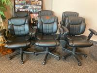 LOT OF 6 SWIVEL CHAIRS