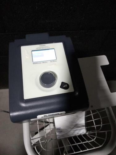 RESPIRONICS AVAPS C-SERIES VPAP SYSTEM ON ROLLING STAND