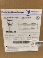 MICRO-TECH ENDOSCOPY SINGLE USE BIOPSY FORCEPS OVAL STANDARD EXP DATE: 01/24/2021 LOT #: M190125031 REF #:NBF03-11123230 QUANTITY: 1 PACKAGE TYPE: BOX QTY IN PACKAGE: 50