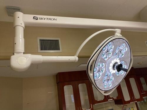 (1) Skytron Aurora 3 LED Surgical Light with (1) Control Unit