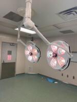 Dual Skytron Stellar Surgical Lights (2 Lights per Control Unit)