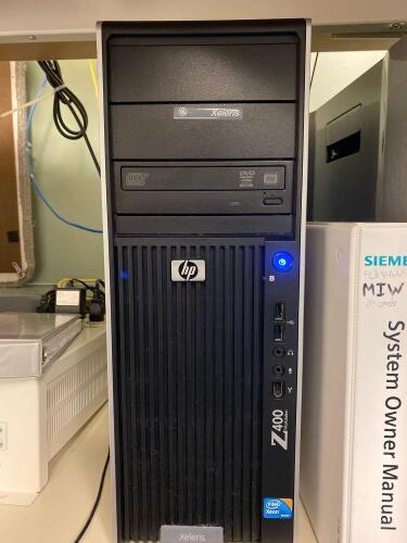 2015 GE Xeleris Workstation 3.1 HP Z400 Tower - Serial Number CZC2086CQK NEC MultiSync PA 231W Monitor