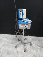 CODMAN CMC III MALIS BIPOLAR COAGULATOR ON ROLLING STAND WITH 1000 IRRIGATION MODULE