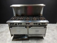 GARLAND COMMERCIAL 10 BURNER GAS STOVE