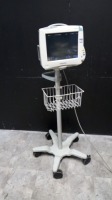 PHILIPS INTELLIVUE MP40 PATIENT MONITOR ON ROLLING STAND