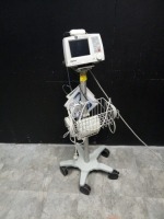 EDWARD LIFESCIENCES VIGILEO PATIENT MONITOR ON ROLLING STAND