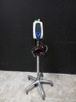 WELCH ALLYN SPOT VITAL SIGNS VITAL SIGN MONITOR ON ROLLING STAND