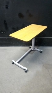 BASIC AMERICAN METAL OVERBED TABLE