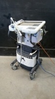 NELLCOR PURITAN BENNETT 840 VENTILATOR WITH COMPRESSOR ON ROLLING STAND (BILEVEL, TC, VV+, NEOMODE)(SN 3510061521)