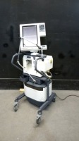 NELLCOR PURITAN BENNETT 840 VENTILATOR WITH COMPRESSOR ON ROLLING STAND (BILEVEL, TC, VV+)(SN 3510040448)