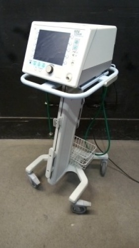 RESPIRONICS BIPAP VISION VENTILATORY SUPPORT SYSTEM ON ROLLING STAND