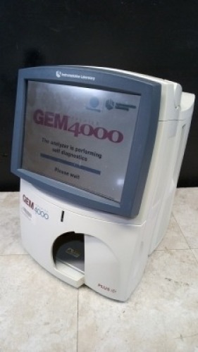 INSTRUMENTATION LAB GEM PREMIER 4000 PLUS ANALYZER