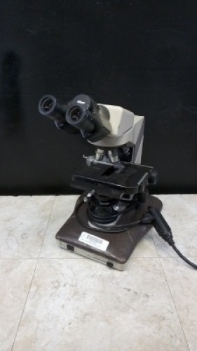 NIKON LABOPHOT-2 LAB MICROSCOPE WITH 2 EYEPIECES AND 4 OBJECTIVES (EPLAN 4/.1, EPLAN 10/.25, EPLAN 40/.65, SEMI PLAN ACHRO)