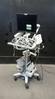 NIHON KOHDEN NEUROFAX EEG SYSTEM TO INCLUDE: EEG1200A UNIT, LS-120 UNIT, JE-921A UNIT, LS-703A, MONITOR ON ROLLING STAND