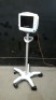 DATEX-OHMEDA F-FMW-00 PATIENT MONITOR WITH MODULES (E-PSM-00, N-FREC-00) ON ROLLING STAND