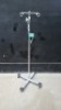 IV POLE ON ROLLING STAND