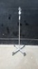 IV POLE ON ROLLING STAND