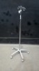 IV POLE ON ROLLING STAND