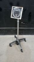 WELCH ALLYN SPHYGMOMANOMETER ON ROLLING STAND