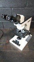 LEICA MICROSTAR IV LAB MICROSCOPE WITH OBJECTIVES (PLAN ACHRO4/0.10,PLAN 10/0.25,REICHERT 100)