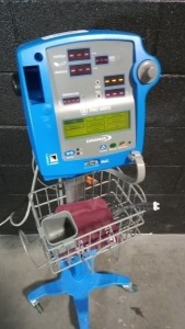 GE PRO 400V2 PATIENT MONITOR ON ROLLING STAND