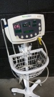 WELCH ALLYN 53NTO PATIENT MONITOR ON ROLLING STAND