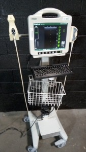 BARD SITE RITE 6 ULTRASOUND MACHINE WITH PROBE (9770001) ON ROLLING STAND