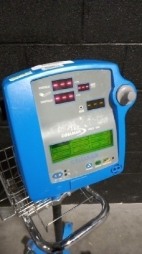 CRITIKON DINAMAP PRO100 PATIENT MONITOR ON ROLLING STAND