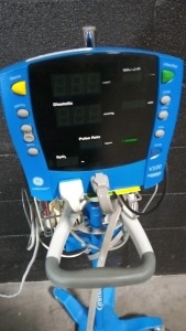 GE CARESCAPE PATIENT MONITOR ON ROLLING STAND
