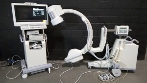 OEC 9600 SERIES C-ARM SYSTEM WITH 12'' IMAGE INTENSIFIER,FOOTSWITCH & WORKSTATION (DOM:1/99)