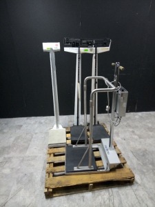 HEALTH O METER AND SCALE TRONIC LOT OF PATIENT SCALES