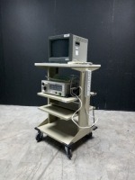 PENTAX ENDO CART WITH MONITOR AND EPK-700 LIGHT SOURCE