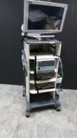 STORZ ENODO CART WITH LED HD MONITOR AND 20205620 HD CONNECT CONSOLE