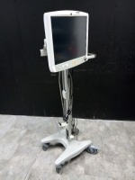 GE USE1921A MONITOR ON ROLLING STAND