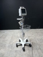 PHILIPS TELEMON PATIENT MONITOR ON ROLLING STAND