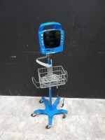 GE PROCARE 300 VITAL SIGN MONITOR ON ROLLING STAND