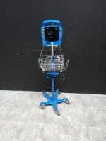 GE PROCARE 300 VITAL SIGN MONITOR ON ROLLING STAND