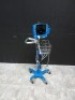 GE CARESCAPE V100 VITAL SIGN MONITOR ON ROLLING STAND