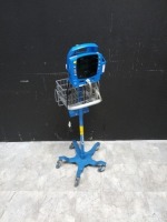 GE PROCARE VITAL SIGN MONITOR ON ROLLING STAND