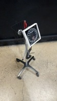 SPHYGMOMANOMETER ON ROLLING STAND