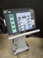 NELLCOR PURITAN BENNETT 760 VENTILATOR ON ROLLING STAND